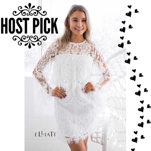Elliatt Dresses & Skirts - Elliatt Epitome white dress from Revolve